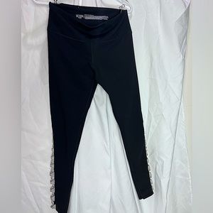 Victoria Secret Black cut out leggings, size M